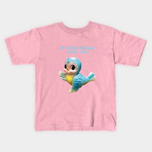 Kitsch Birdie design by Pengellyart Kids T-Shirt